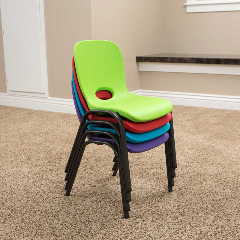 ZOIFUN 2023 Plastic Classroom Student Chair Stackable