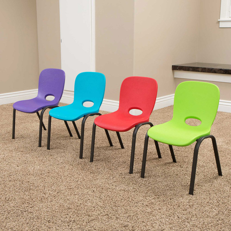 ZOIFUN 2023 Plastic Classroom Student Chair Stackable - Image 4