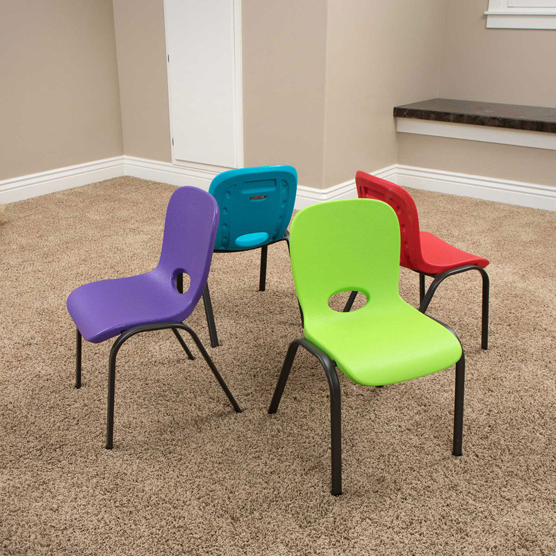 ZOIFUN 2023 Plastic Classroom Student Chair Stackable - Image 6