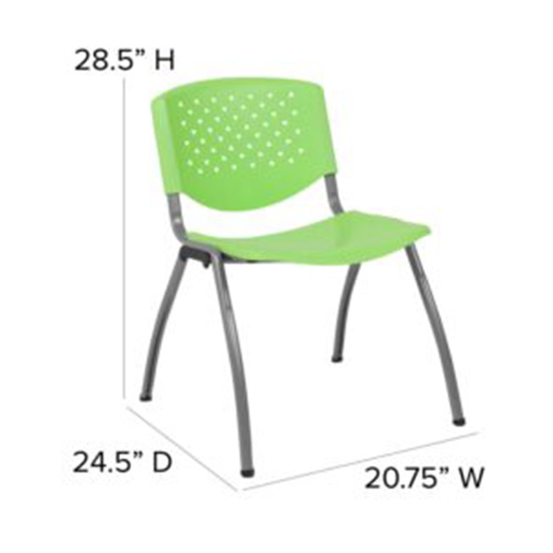 ZOIFUN 2024 Plastic Stack Chair - Image 2