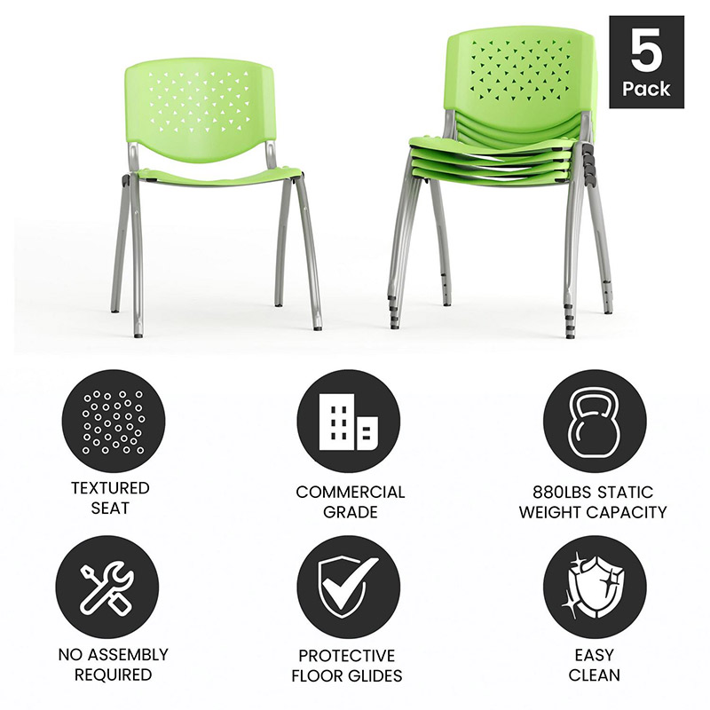 ZOIFUN 2024 Plastic Stack Chair - Image 7